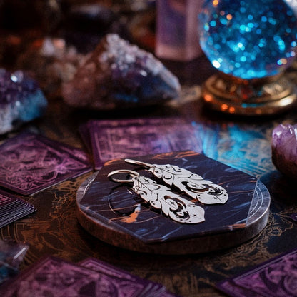 LIMITED EDITION: Mystic Owl Feather Earrings- 2025 Halloween Collection