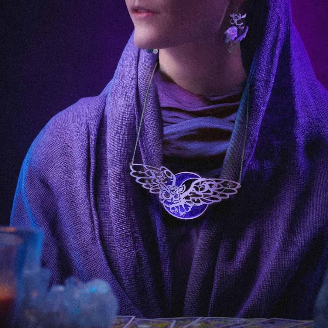 LIMITED EDITION: Mystic Owl Necklace - 2025 Halloween Collection