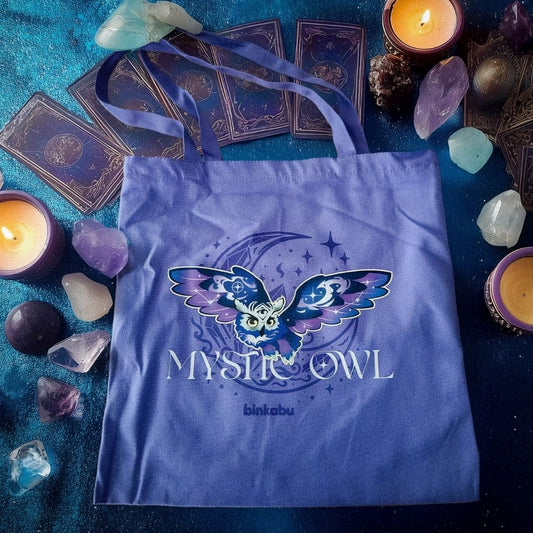 LIMITED EDITION: Mystic Owl Tote Bag with Zipper - 2025 Halloween Collection