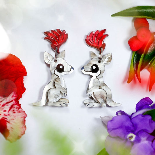 December 12 - Eastern Grey Kangaroo Dangles - 2025 Advent Calendar