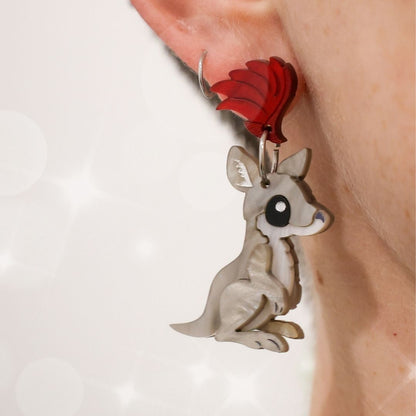 December 12 - Eastern Grey Kangaroo Dangles - 2025 Advent Calendar