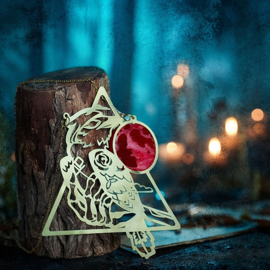 LIMITED EDITION: Death’s Raven 18k Gold-Plated Necklace - 2025 Halloween Collection