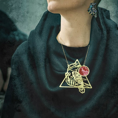 LIMITED EDITION: Death’s Raven 18k Gold-Plated Necklace - 2025 Halloween Collection