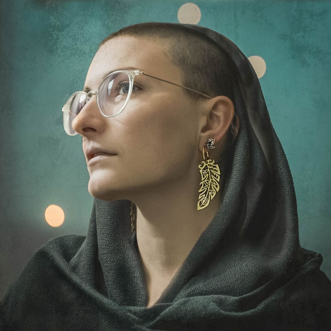 LIMITED EDITION: Death’s Raven Metal Feather Earrings - 2025 Halloween Collection