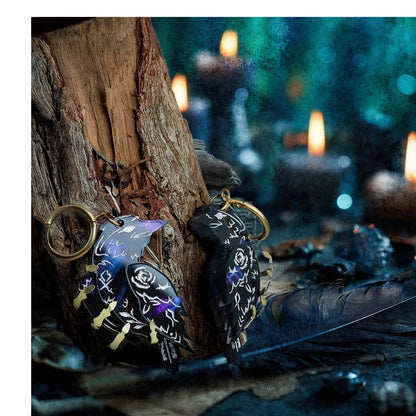 LIMITED EDITION: Death’s Raven Hoop Earrings - 2025 Halloween Collection