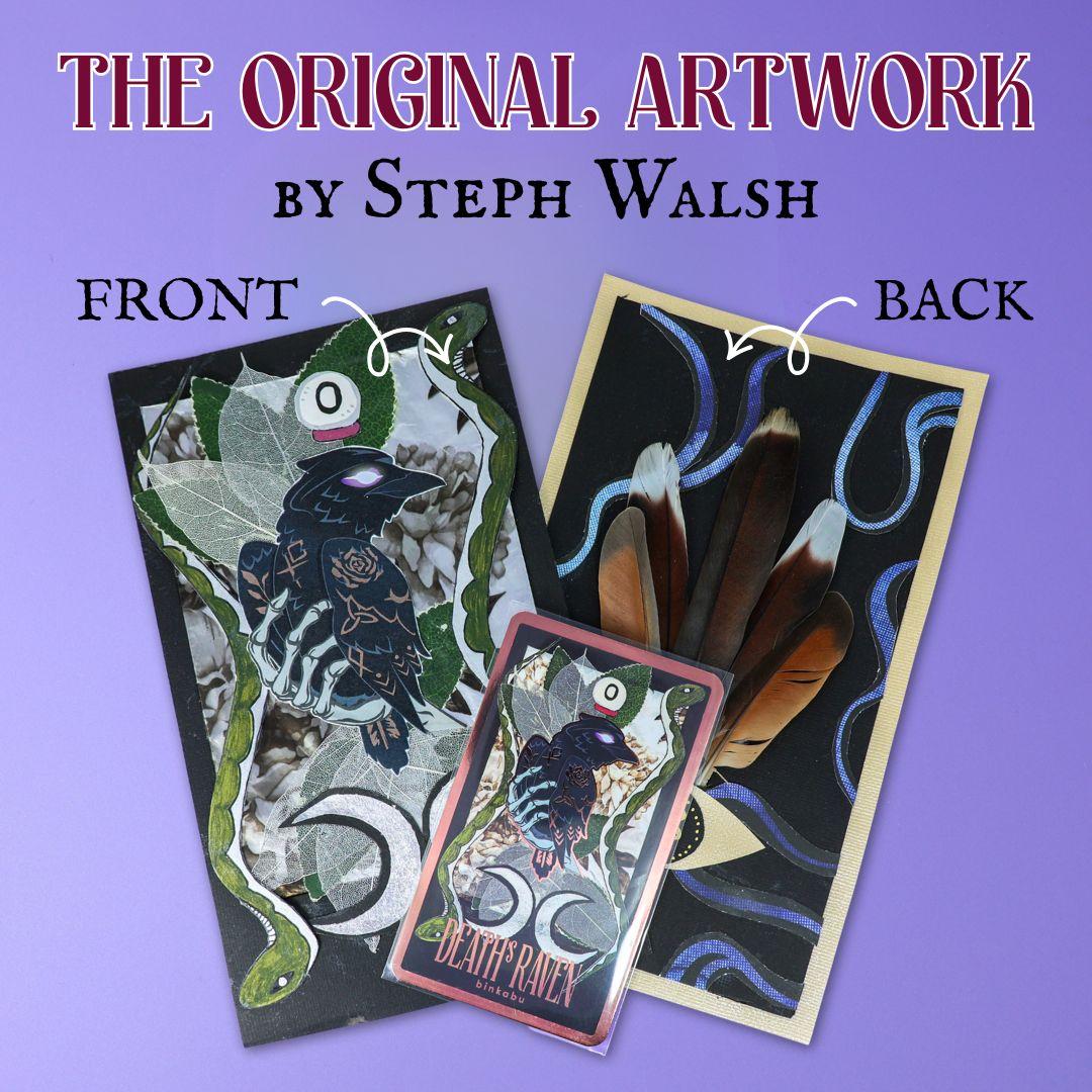 LIMITED EDITION: Death's Raven Tarot Card - 2025 Halloween Collection