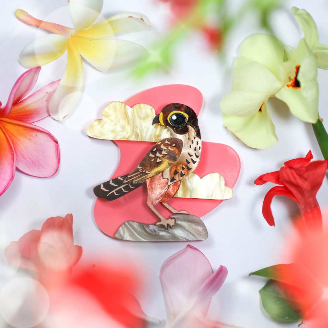 December 18 - Kārearea Brooch - 2025 Advent Calendar PREORDER