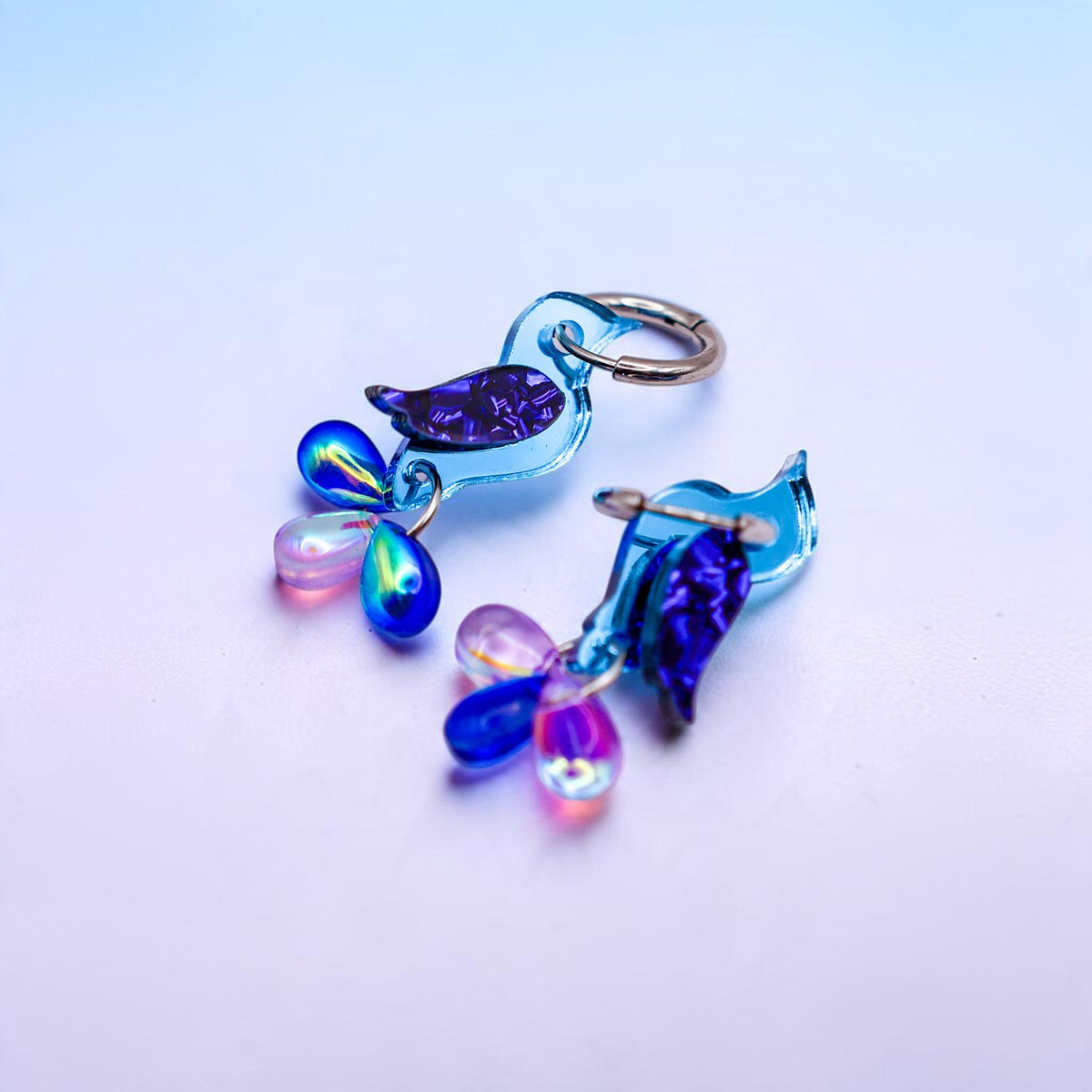 NEW: Jewel-Tailed Songbirds Earrings - Handmade Bird Earrings