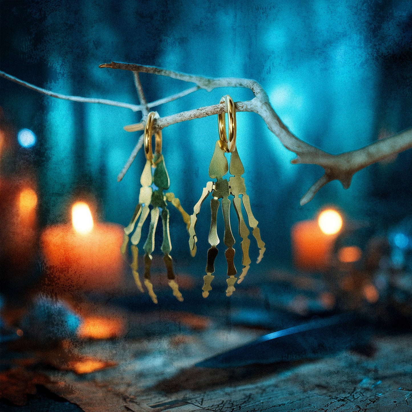 LIMITED EDITION: Skeleton Hand Earrings - 2025 Halloween Collection