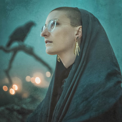 LIMITED EDITION: Skeleton Hand Earrings - 2025 Halloween Collection