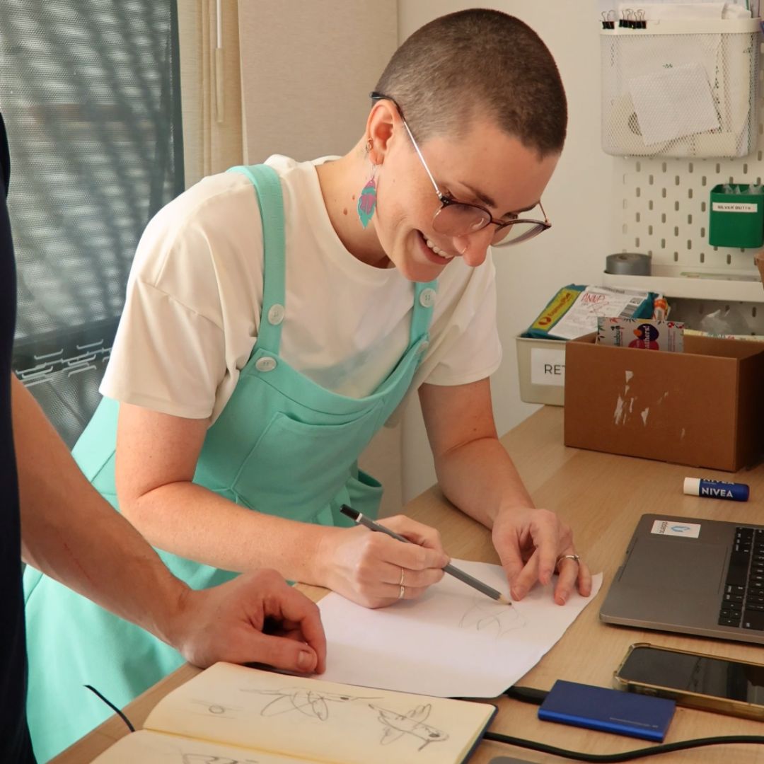 Foraged Feathers - Laughing Kookaburra - Handmade Statement Bird Earrings