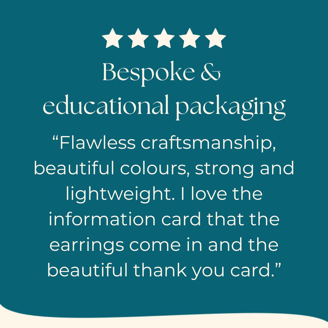 Foraged Feathers - Laughing Kookaburra - Handmade Statement Bird Earrings