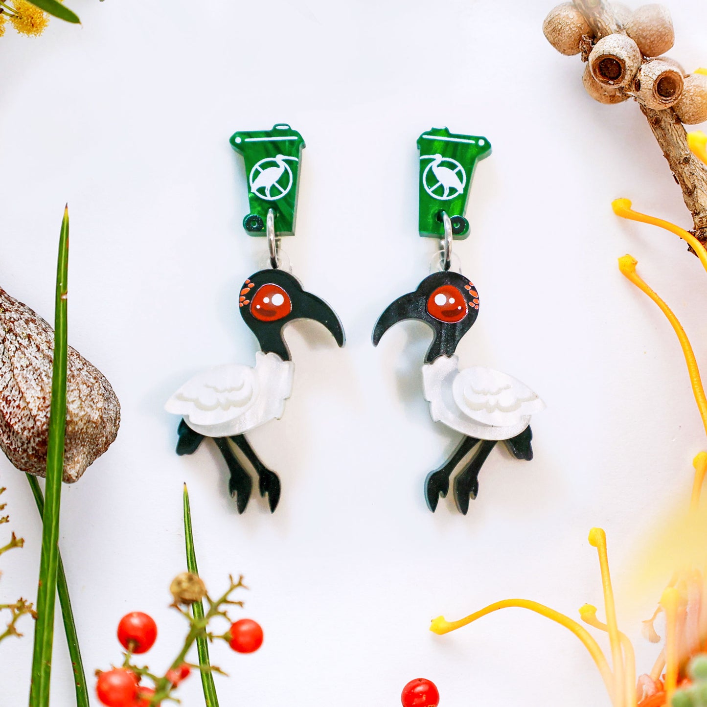 PREORDER - Ibis 'Bin Chicken' Bin Dangles - Ships early July