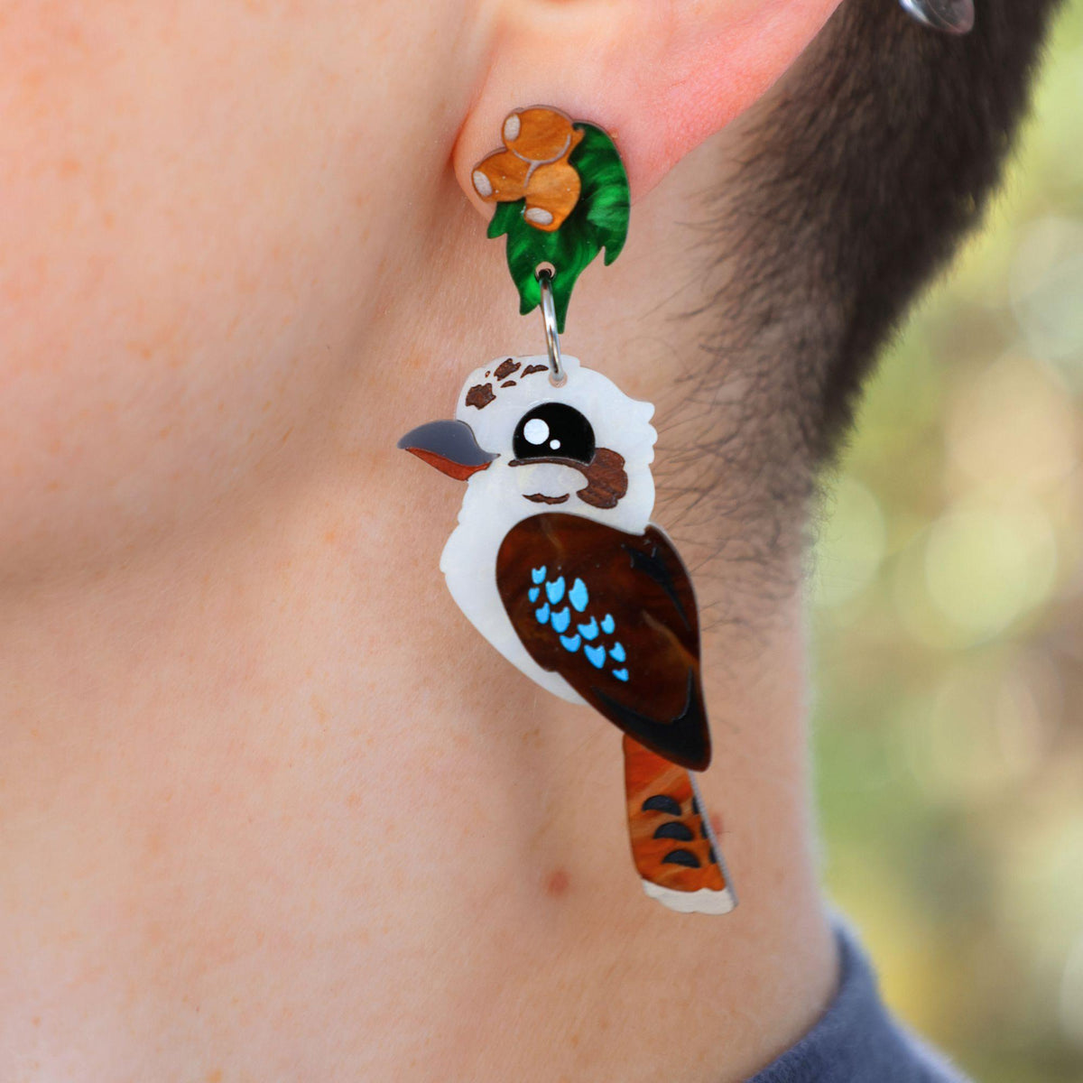 Handmade Kookaburra Earrings BINKABU