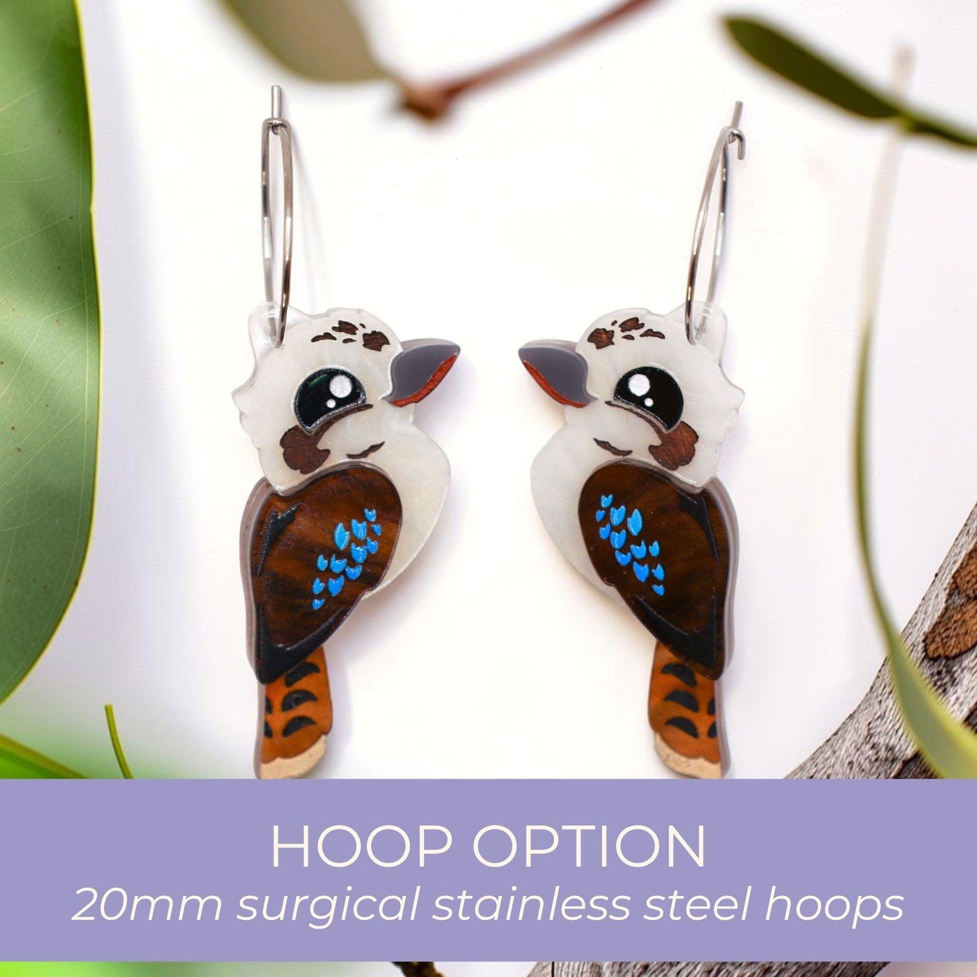 Handmade Kookaburra Earrings BINKABU