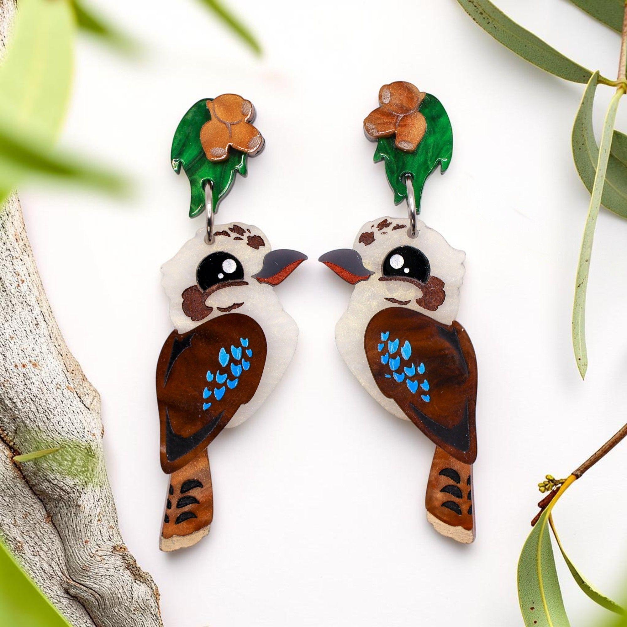Handmade Kookaburra Earrings BINKABU