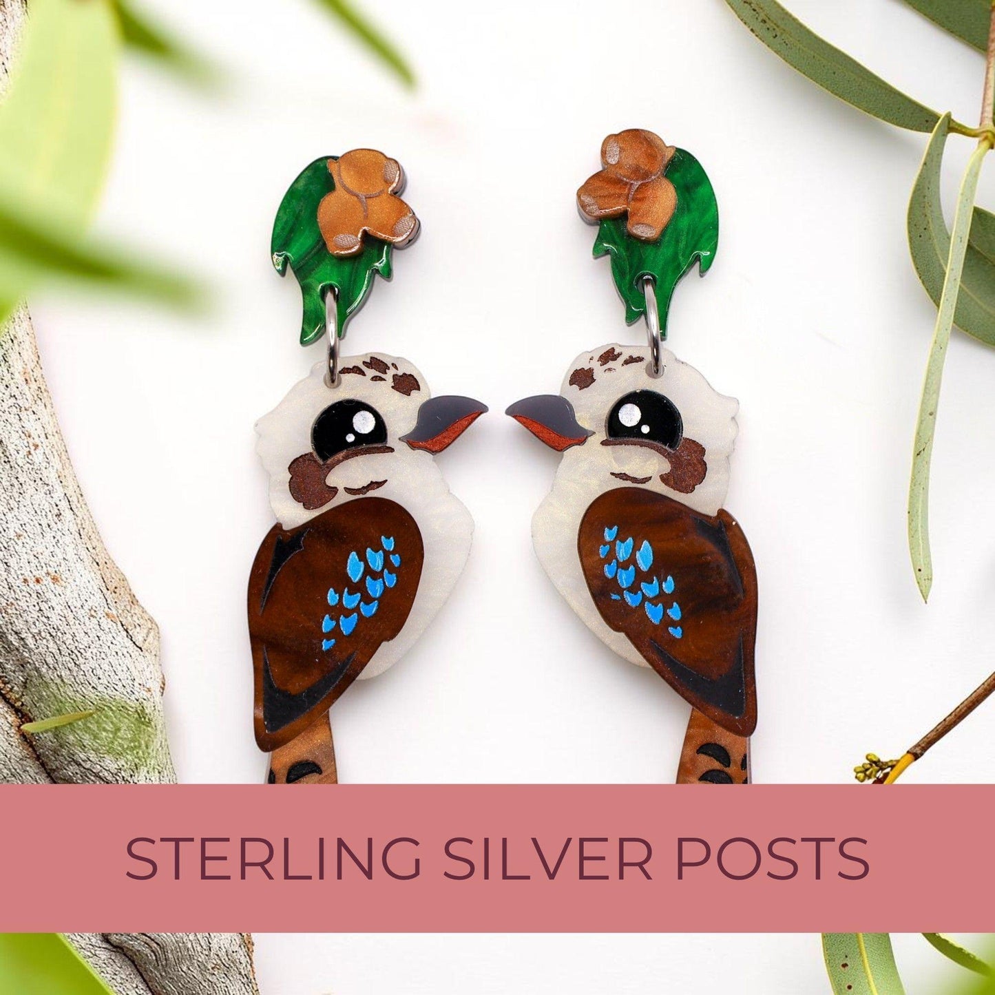 Handmade Kookaburra Earrings BINKABU