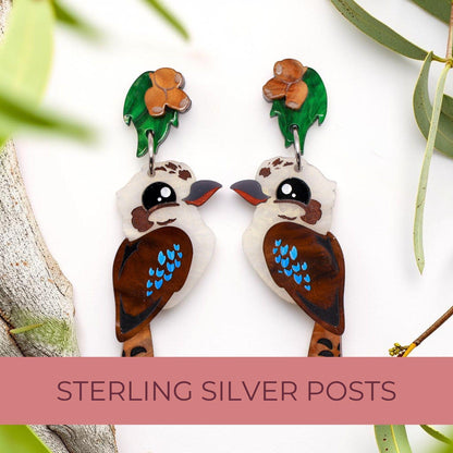 Handmade Kookaburra Earrings BINKABU