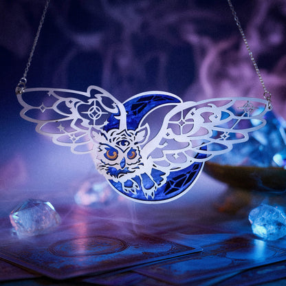 LIMITED EDITION: Mystic Owl Necklace - 2025 Halloween Collection