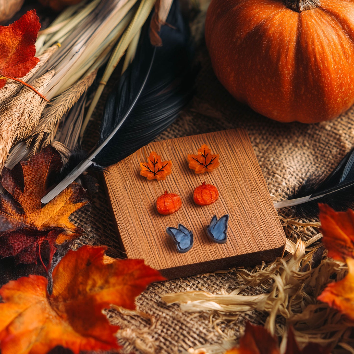 LIMITED EDITION: Scare Crow Mini Studs 3-Pack - 2025 Halloween Collection