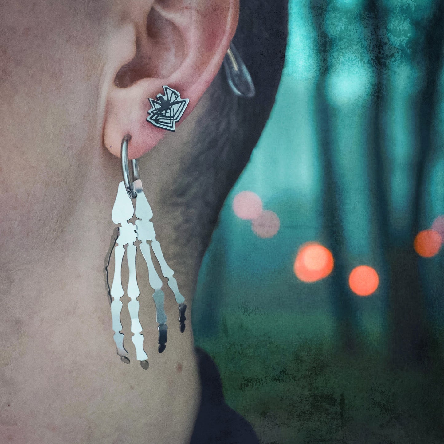 LIMITED EDITION: Skeleton Hand Earrings - 2025 Halloween Collection