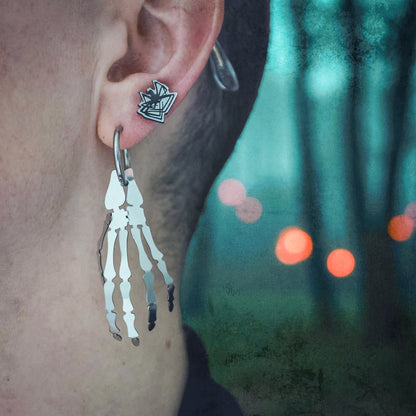 LIMITED EDITION: Skeleton Hand Earrings - 2025 Halloween Collection