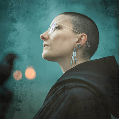 LIMITED EDITION: Skeleton Hand Earrings - 2025 Halloween Collection