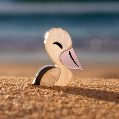 Pelican Studs - Statement Bird Earrings