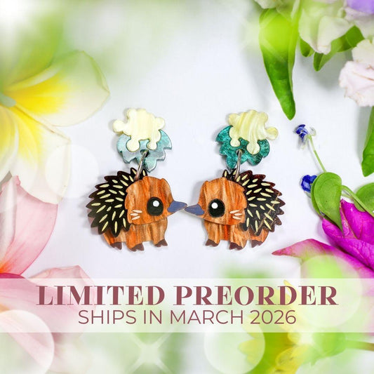 SPECIAL PREORDER - Short-Beaked Echidna Dangles - Ships March-April 2026