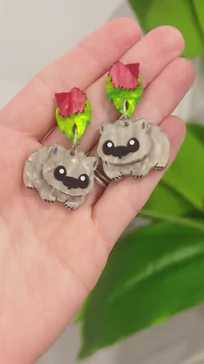 SPECIAL PREORDER - Bare-Nosed Wombat Dangles - Ships March-April 2026