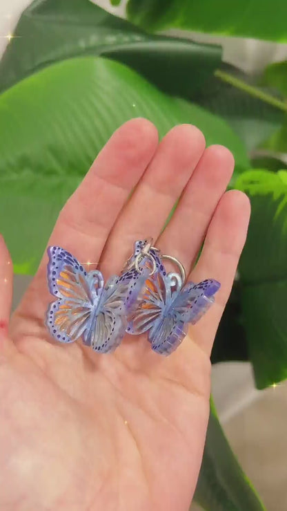 December 19 - 3D Iridescent Butterfly Hoops - 2025 Advent Calendar PREORDER