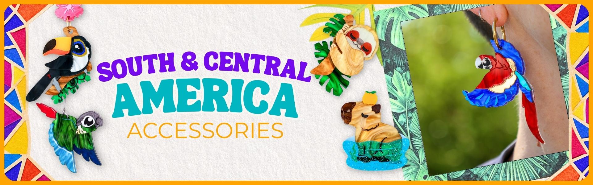 handmade animal earrings south america